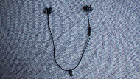 SoundSport, comes in blue, yellow, and black.